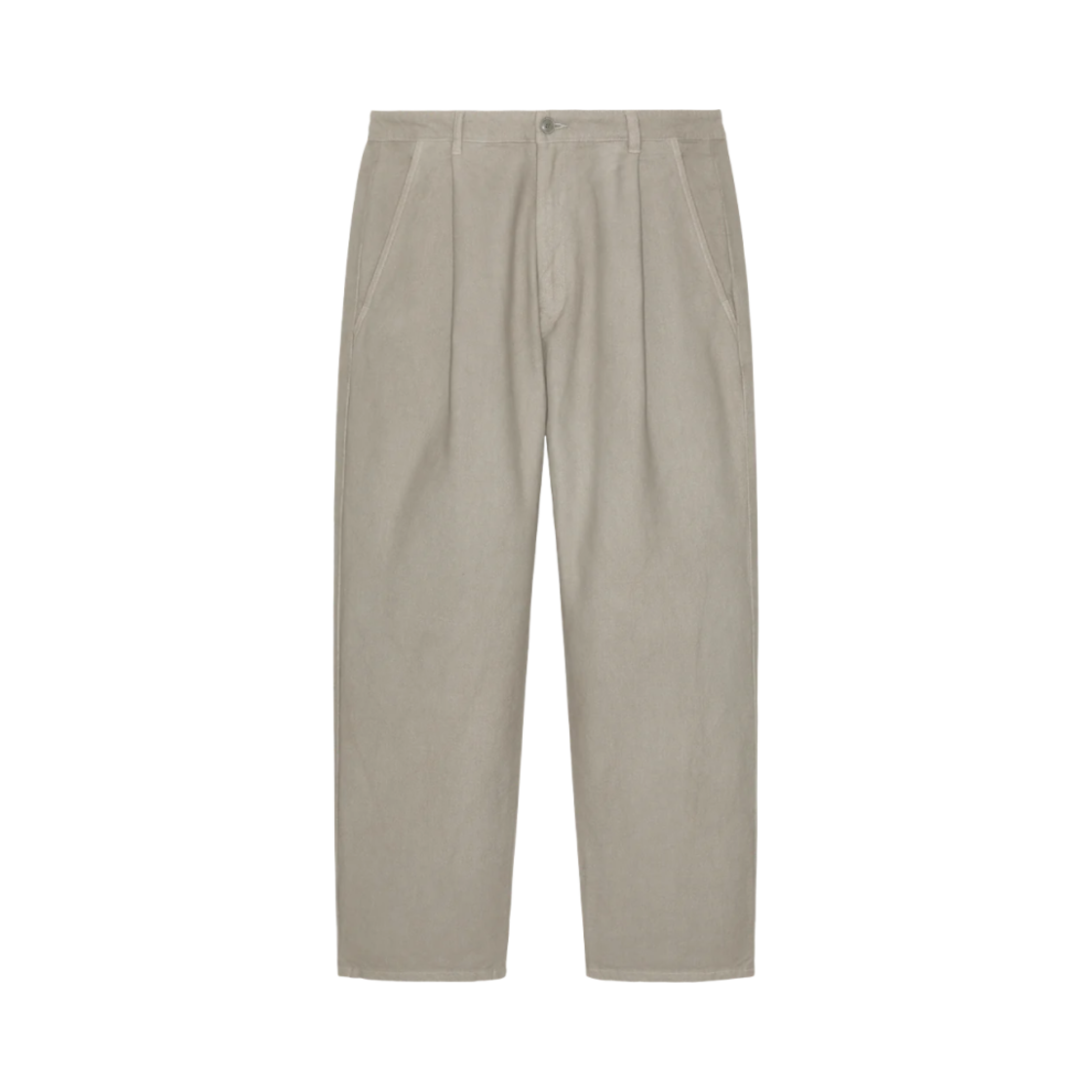 - Cav Empt Overdye Brushed Soft Cotton One Tuck Pants Beige - 25SS