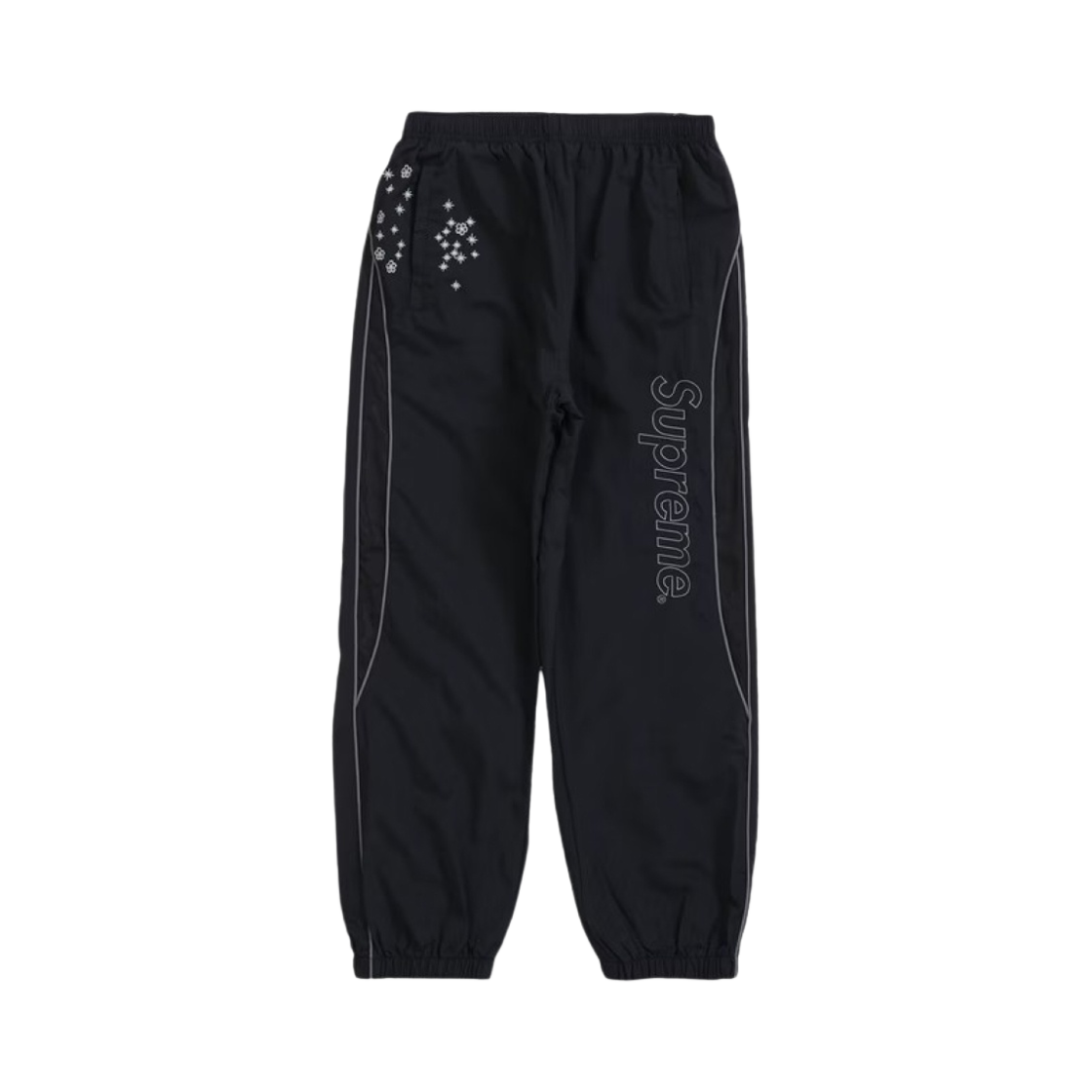 슈프림 AOI 글로우 인 더 다크 트랙 팬츠 블랙 - 22SS