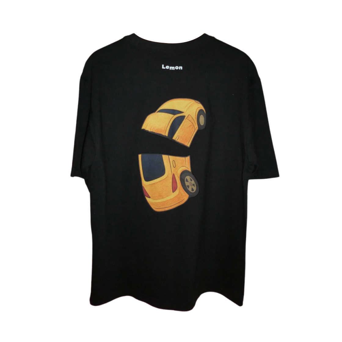 레몬 서울 x 해피엔드 카 티셔츠 블랙(Lemon Seoul x Happyend Car T-Shirts Black) - 1