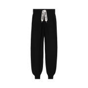 Celine Track Pants in Cashmere Wool Black