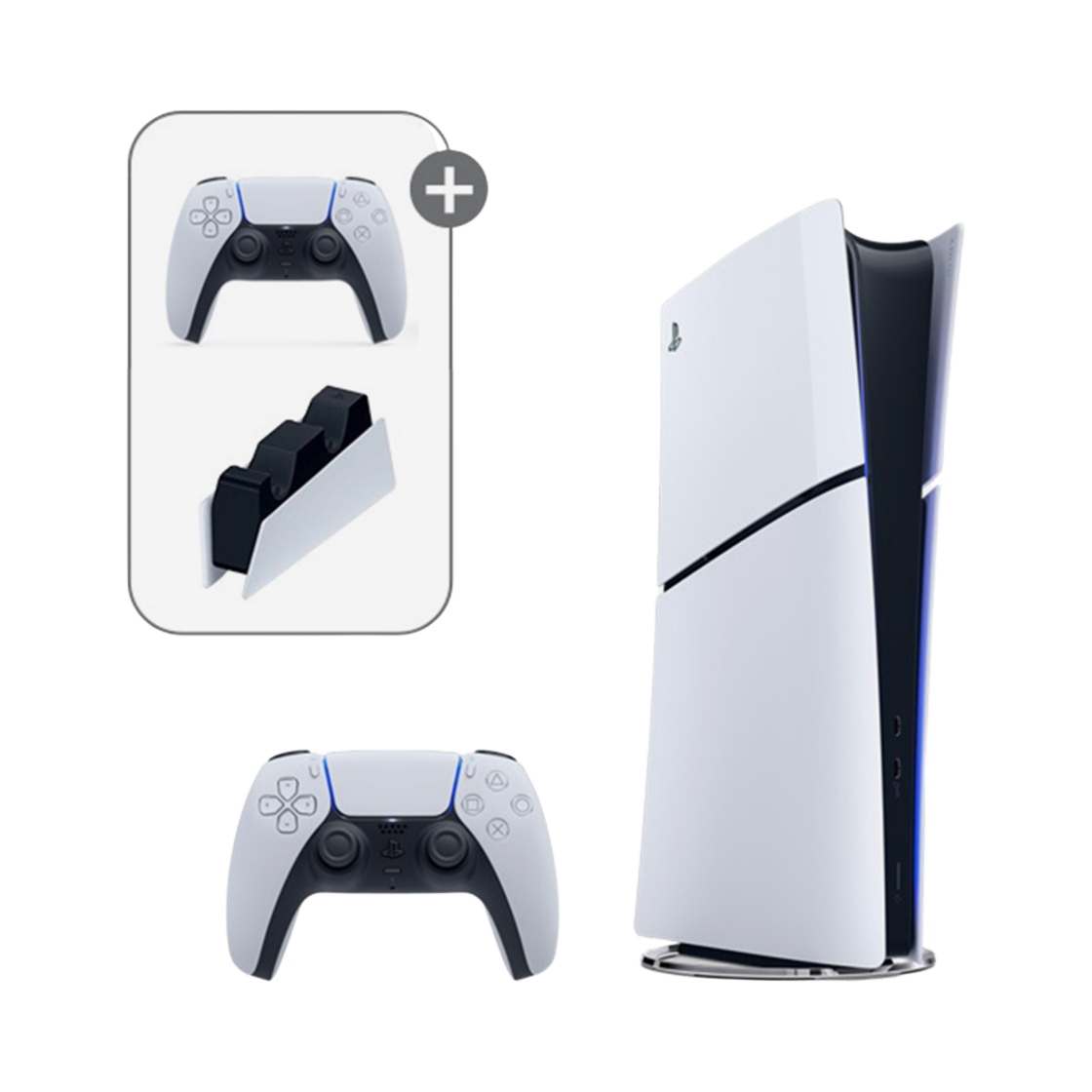 플레이스테이션 5 슬림 디지털 에디션(825GB)+듀얼 센스+충전 거치대(PlayStation 5 Slim Digital Edition(825GB)+Dual sense+Charging Station)
