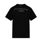 Wooyoungmi Outline Back Logo T-Shirt Black - 21FW
