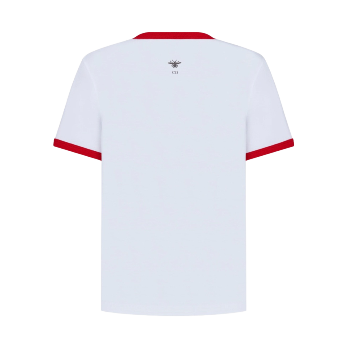 (W) 디올 바이브 티셔츠 화이트 레드((W) Dior Vibe T-Shirt White Red) - 2