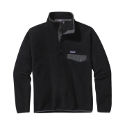 Patagonia Lightweight Synchilla Snap-T Fleece Pullover Black Forge Grey