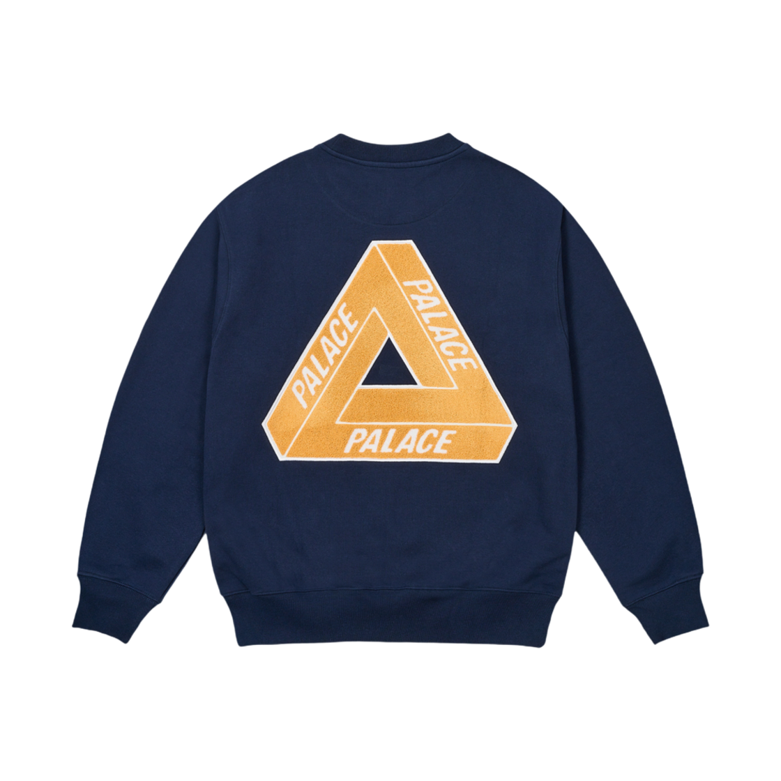 팔라스 셔닐 트라이퍼그 크루 네이비 - 24FW(Palace Chenille Tri-Ferg Crew Navy - 24FW) - 1