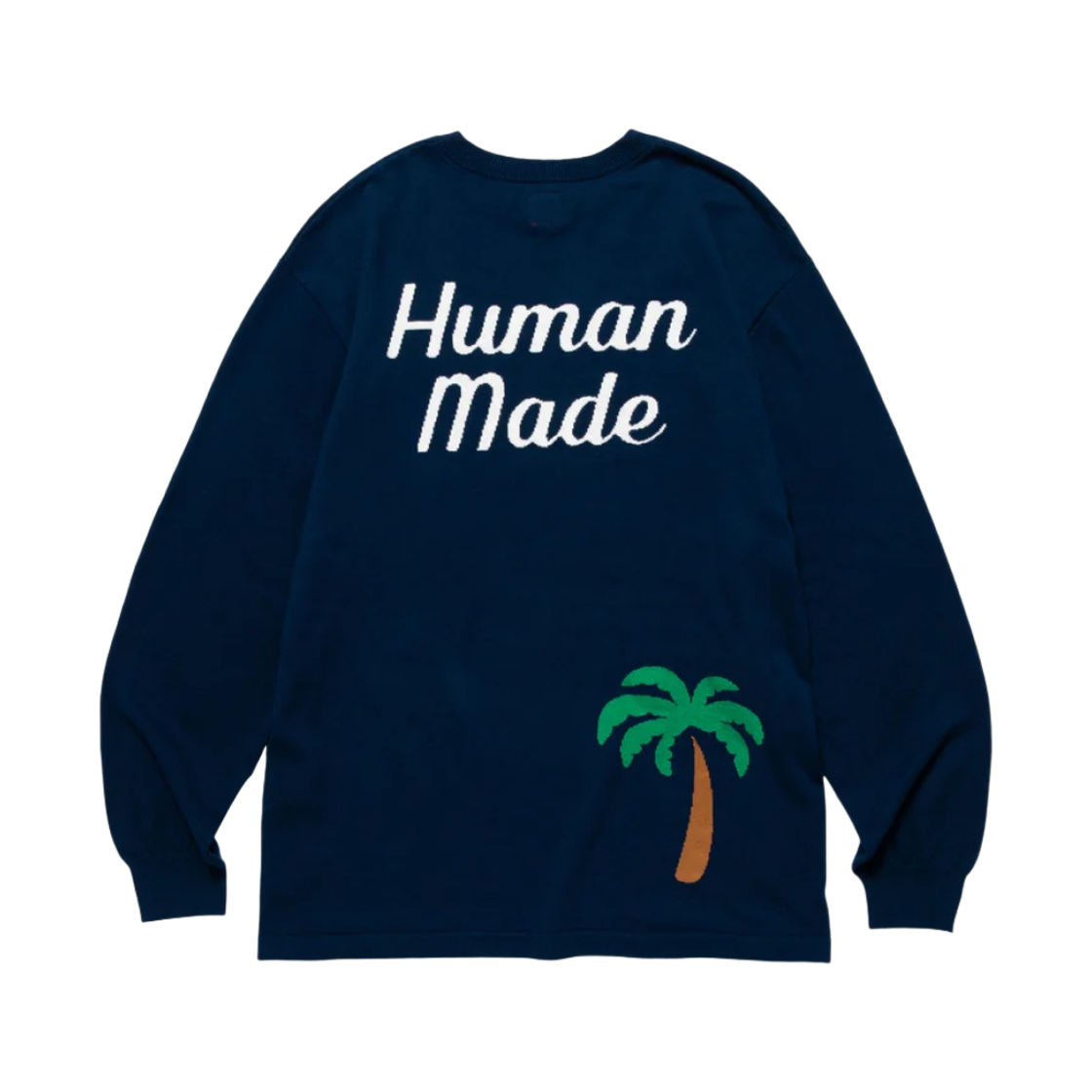 휴먼 메이드 플라밍고 니트 스웨터 네이비(Human Made Flamingo Knit Sweater Navy) - 2
