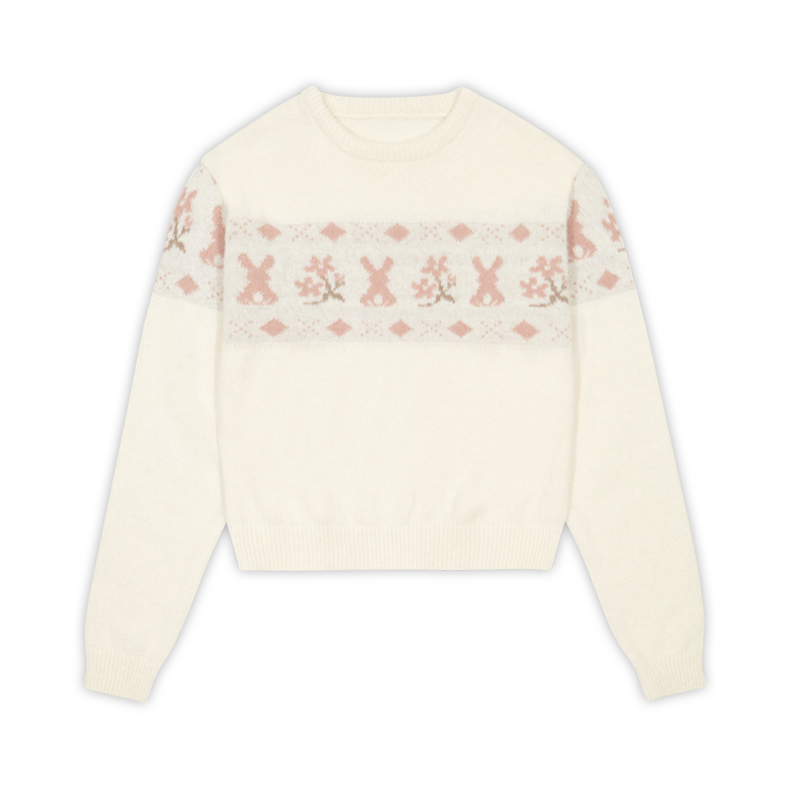 마가린핑거스 래빗 울 스웨터 아이보리