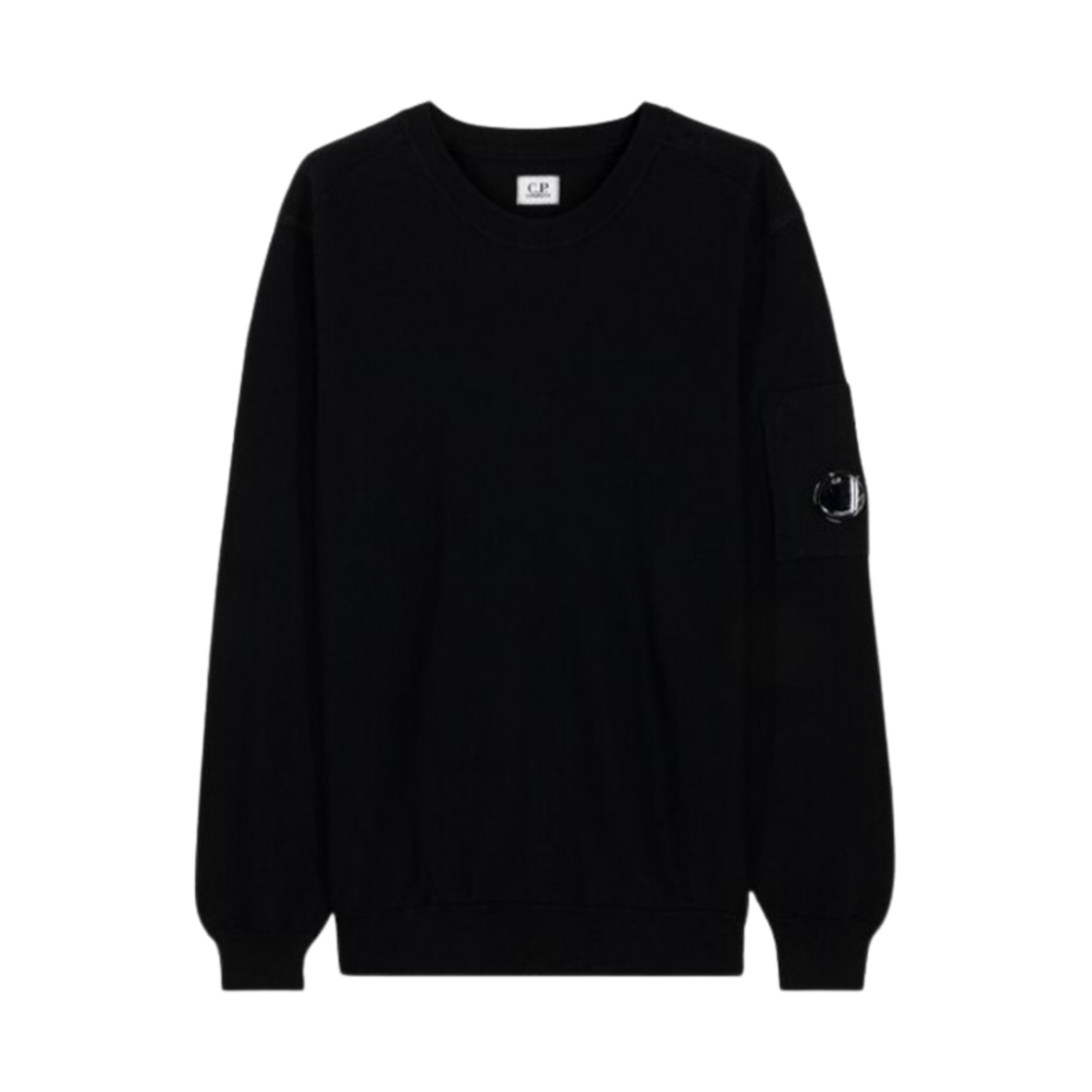 C.P. 컴퍼니 씨 아일랜드 롱슬리브 니트 블랙 - 23SS(C.P. Company Sea Island Long Sleeved Knit Black - 23SS)