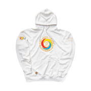 [KREAM 단독] Over The Pitch x KBO The 40th Anniversary Emblem Loose Fit Hoodie Light Melange