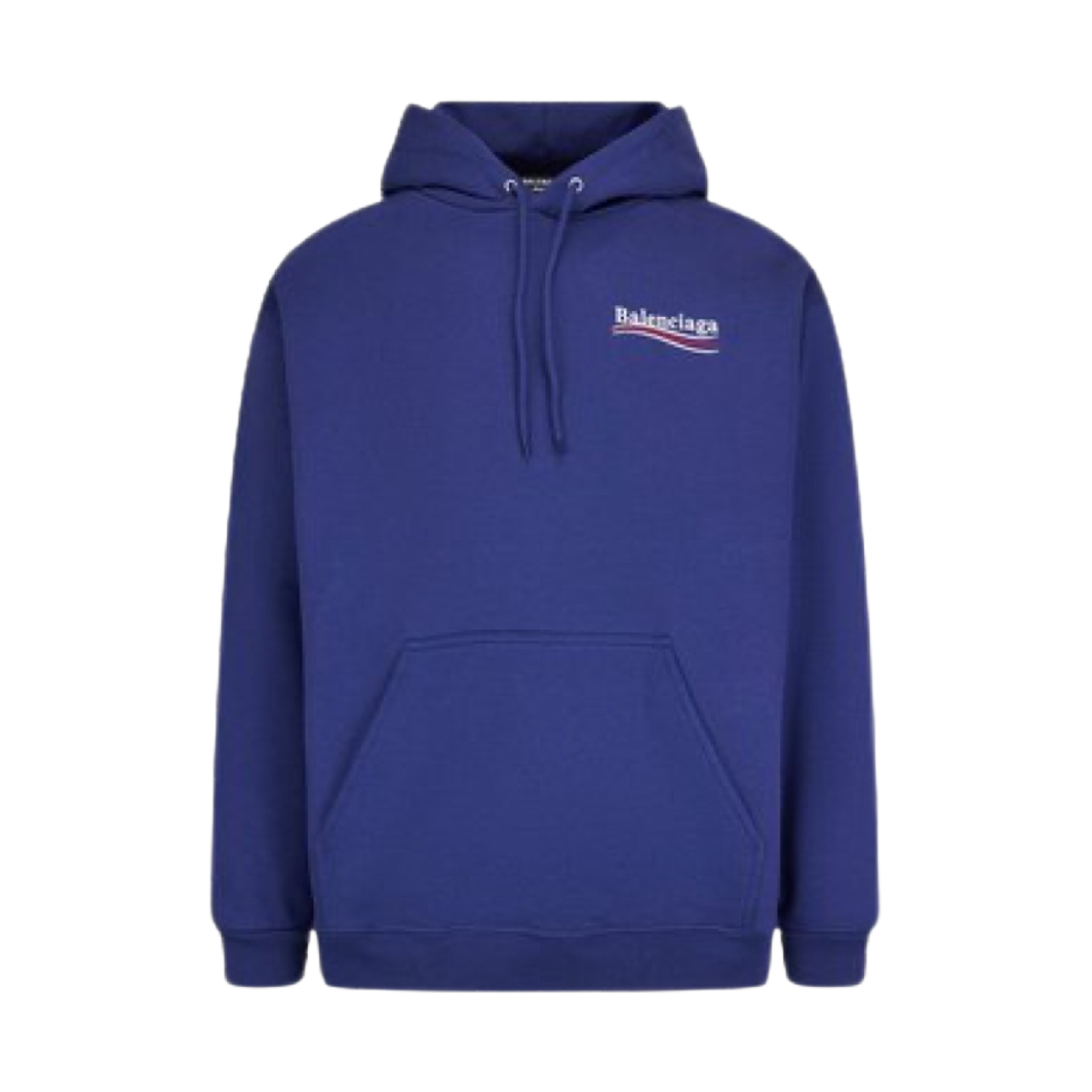 발렌시아가 폴리티컬 캠페인 후드 미디움 핏 퍼시픽 블루(Balenciaga Political Campaign Hoodie Medium Fit Pacific Blue) - 1