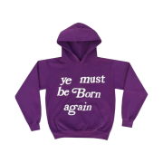 Cactus Plant Flea Market Born Again Hooded Sweatshirt Purple
