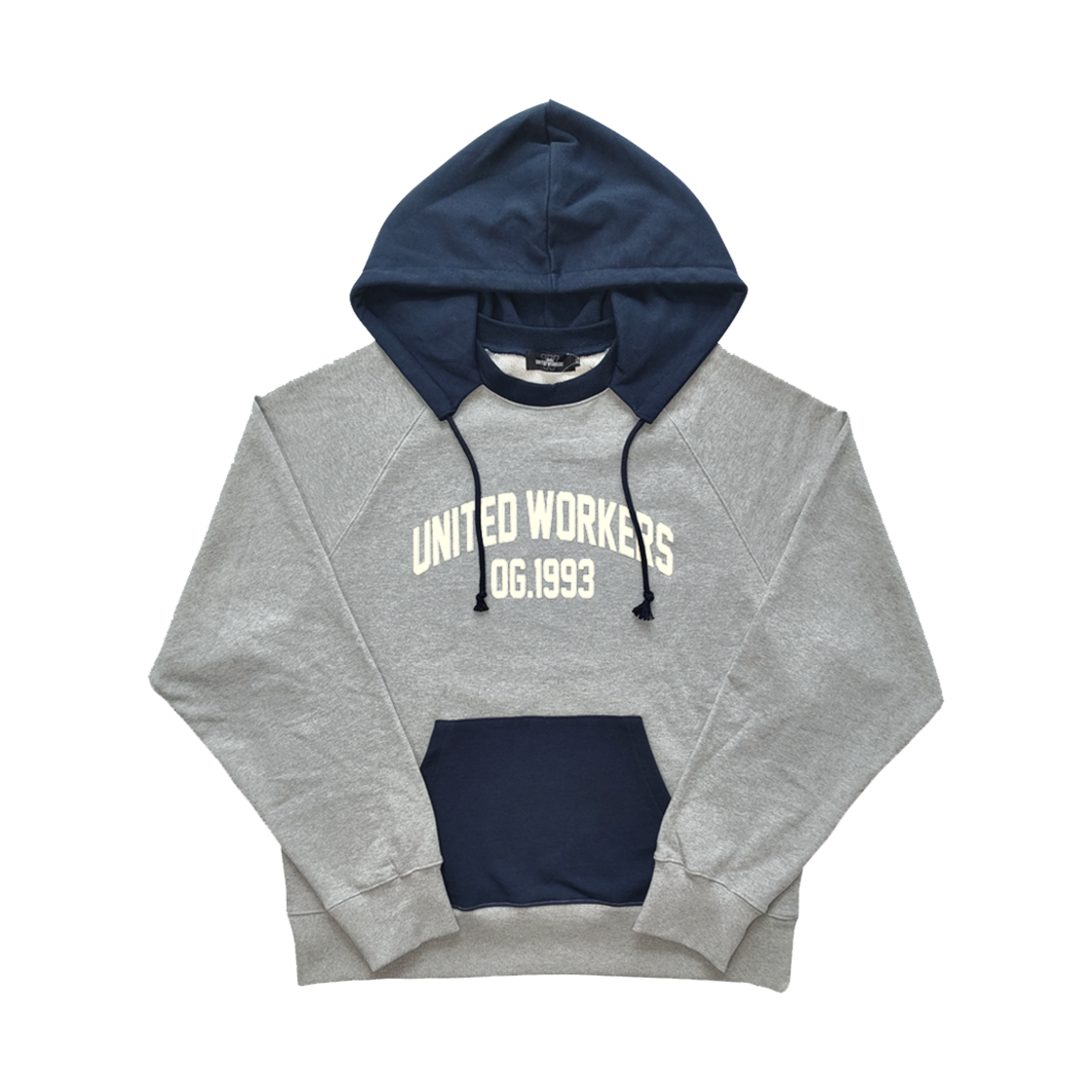 유나이티드 워커스 리퍼블릭 OG.1993 스웨트 후드 멜란지 네이비