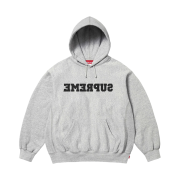 Supreme Reverse Hooded Sweatshirt Heather Grey - 25SS
