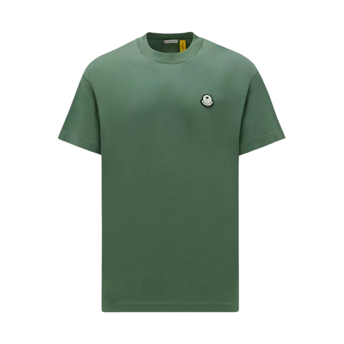 몽클레르 x 팜 엔젤스 로고 패치 티셔츠 그린 - 23FW(Moncler x Palm Angels Logo Patch T-Shirt Green - 23FW) - 1