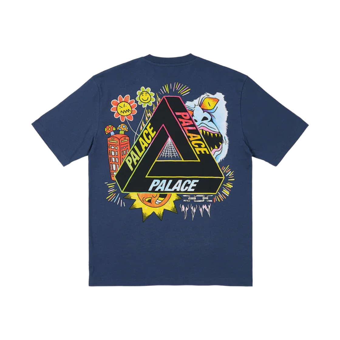 팔라스 트라이로티 티셔츠 네이비 - 23FW(Palace Tri-Lottie T-Shirt Navy - 23FW) - 1