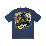 Palace Tri-Lottie T-Shirt Navy - 23FW