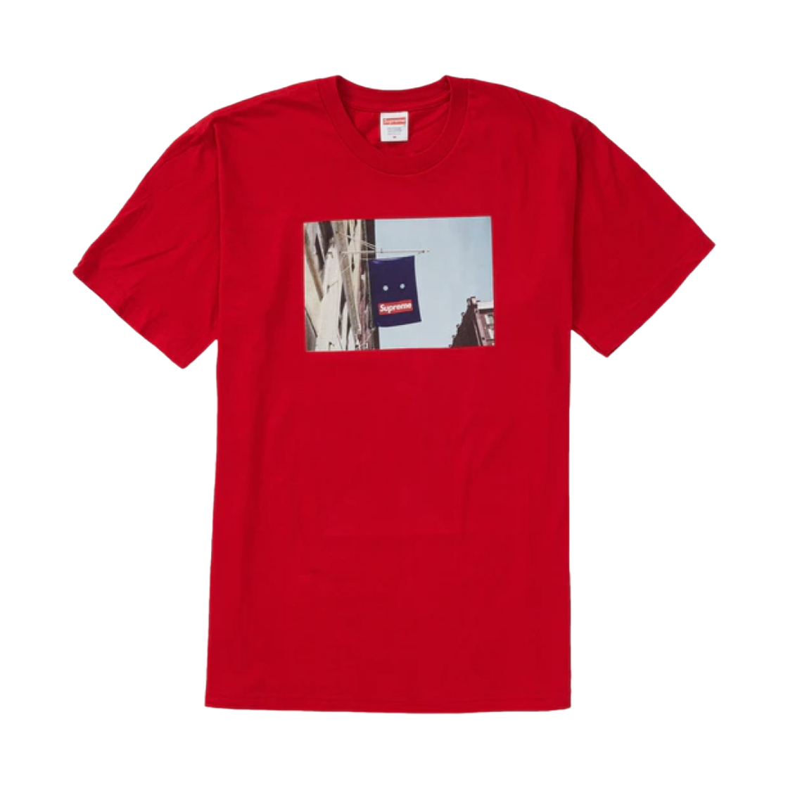 슈프림 배너 티셔츠 레드 - 19FW(Supreme Banner T-Shirt Red - 19FW) - 1