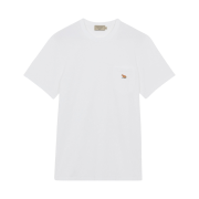 Maison Kitsune Profile Fox Patch Pocket T-Shirt White