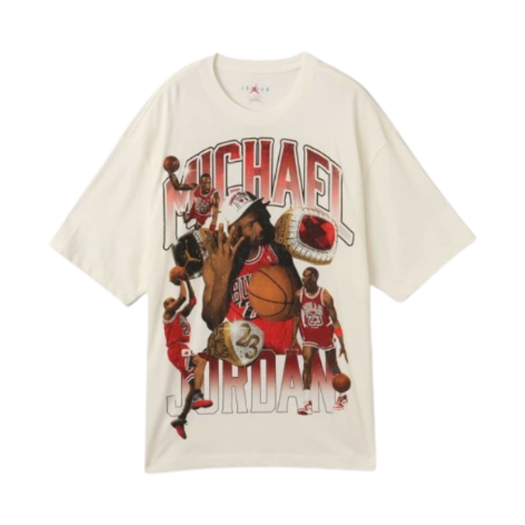 Jordan Flight Essentials Oversized T-Shirt Sail Varsity Red - Asia
