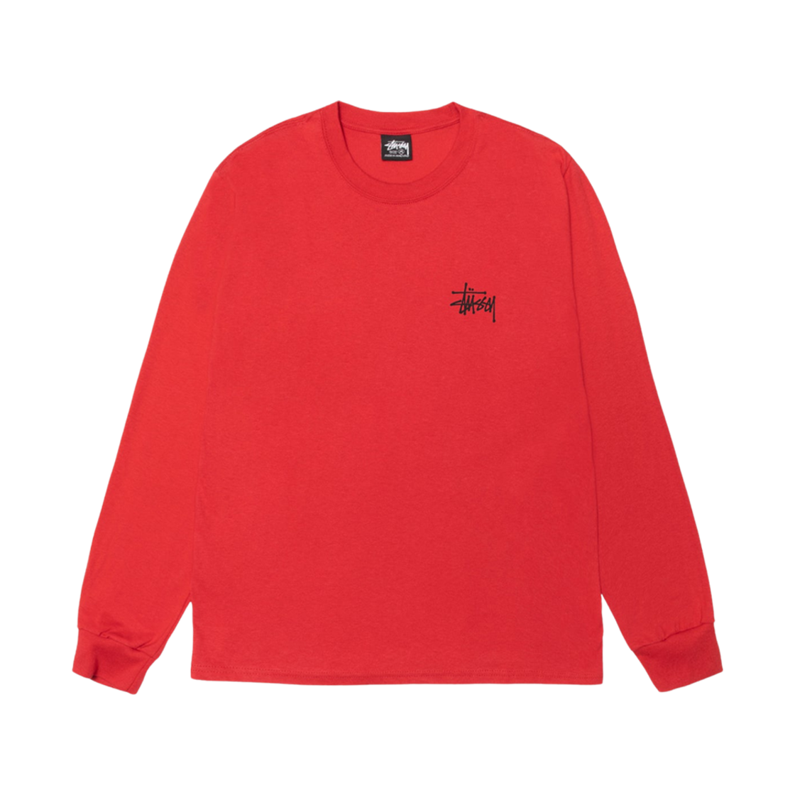스투시 베이직 스투시 롱슬리브 티셔츠 카옌 2025(Stussy Basic Stussy LS T-Shirt Cayenne 2025) - 2