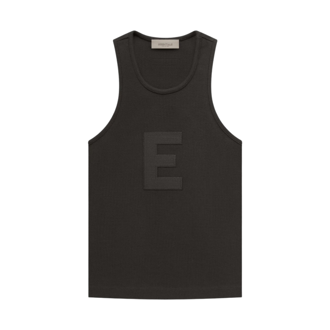 (W) 에센셜 와플 탱크 오프 블랙 - 23SS((W) Essentials Waffle Tank Off Black - 23SS) - 1