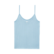 (W) Courreges Reedition Knit Tank Top Pastel Light Blue