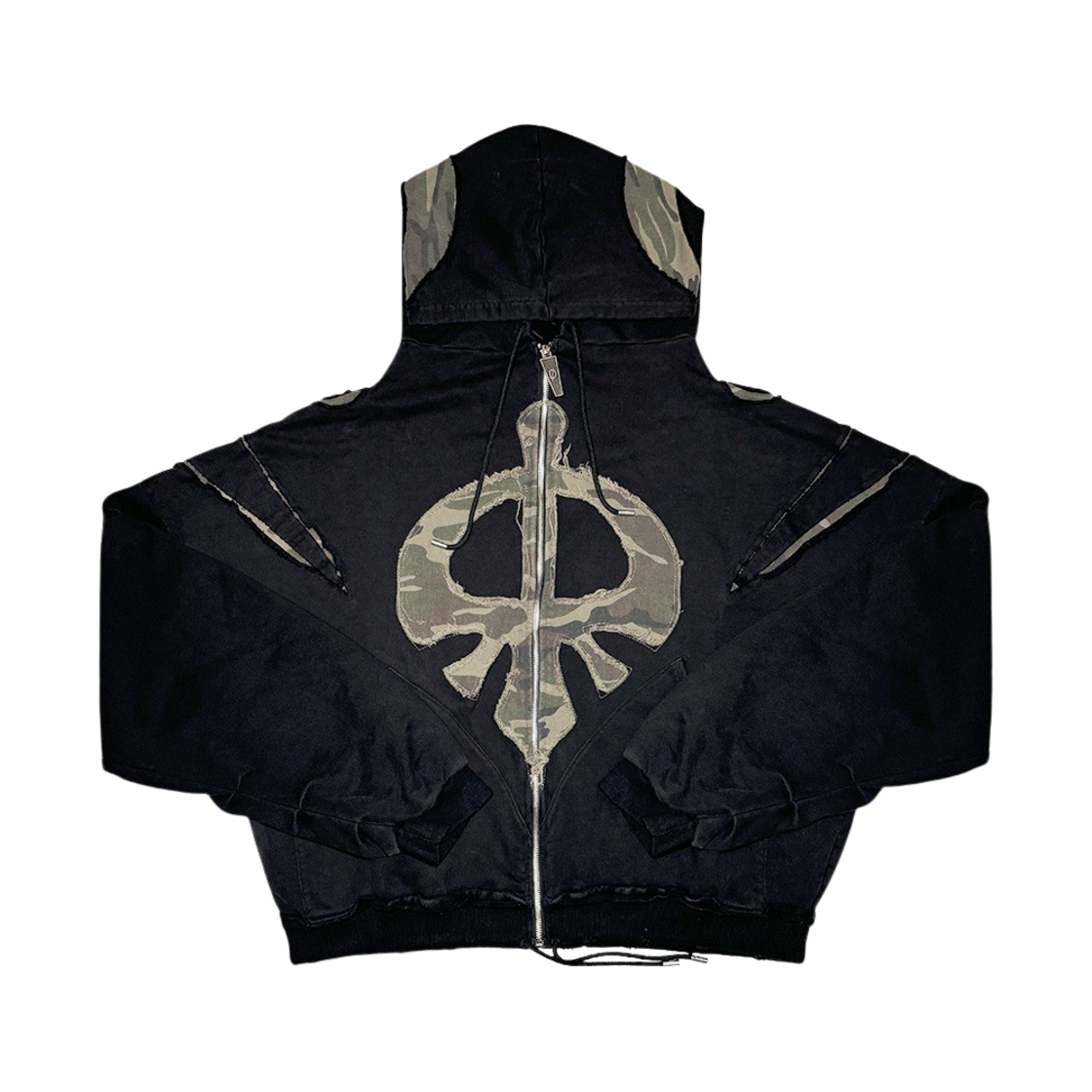 아이엠더퓨처 x 스쿠읏 그로우 옵 후드 집업 블랙(IATF x Skoot Grow Op Hood Zip Up Black)