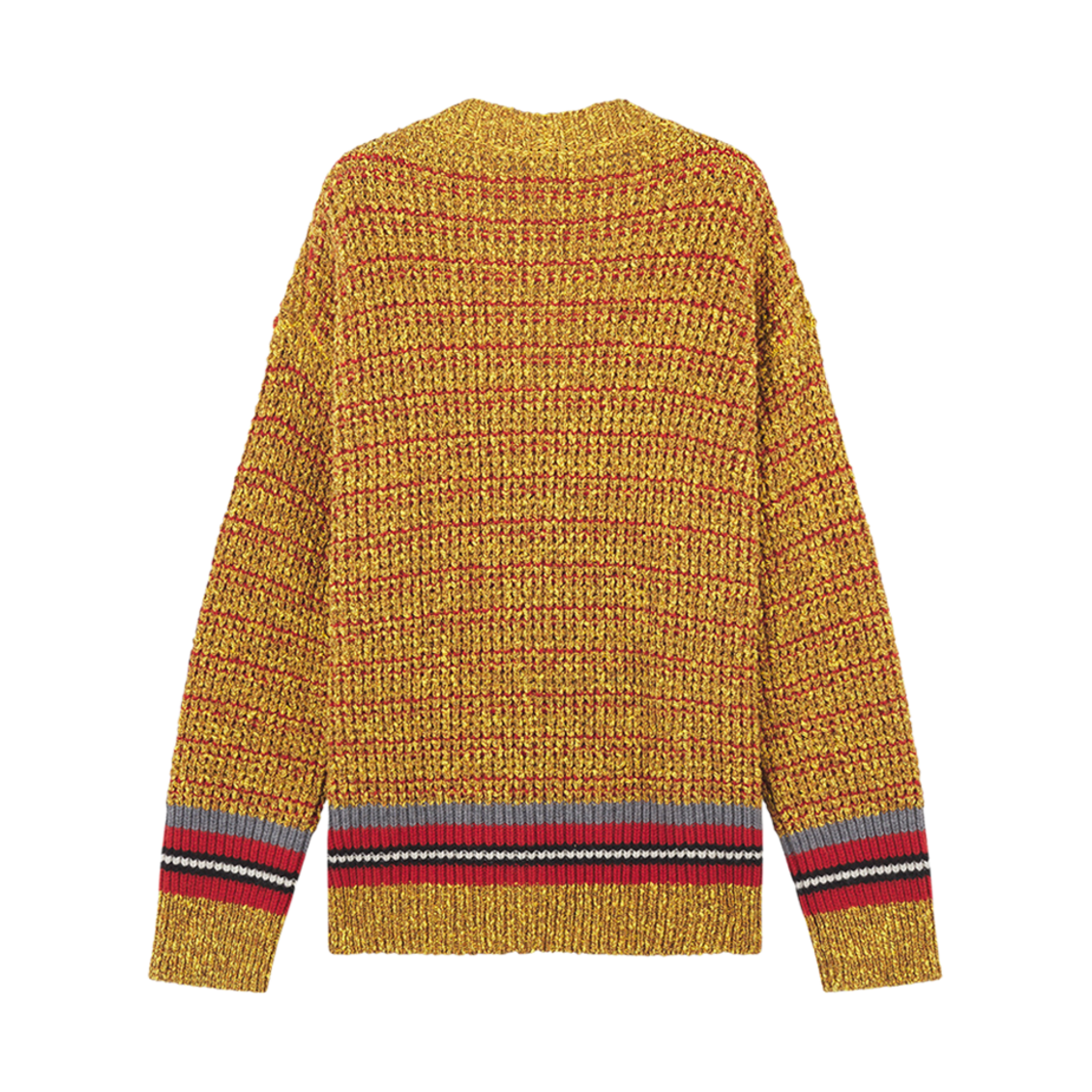 메종 키츠네 볼드 폭스 헤드 크래프티 컴포트 가디건 머스타드 멜란지(Maison Kitsune Bold Fox Head Crafty Comfort Cardigan Mustard Melange) - 2