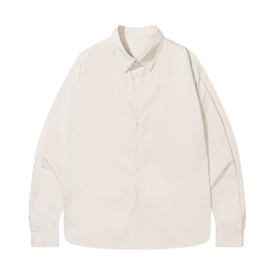 필더스 남성 백 로고 클래식 오버사이즈 코튼 셔츠 버터(Fielders Man Back Logo Classic Oversized Cotton Shirt) - 1