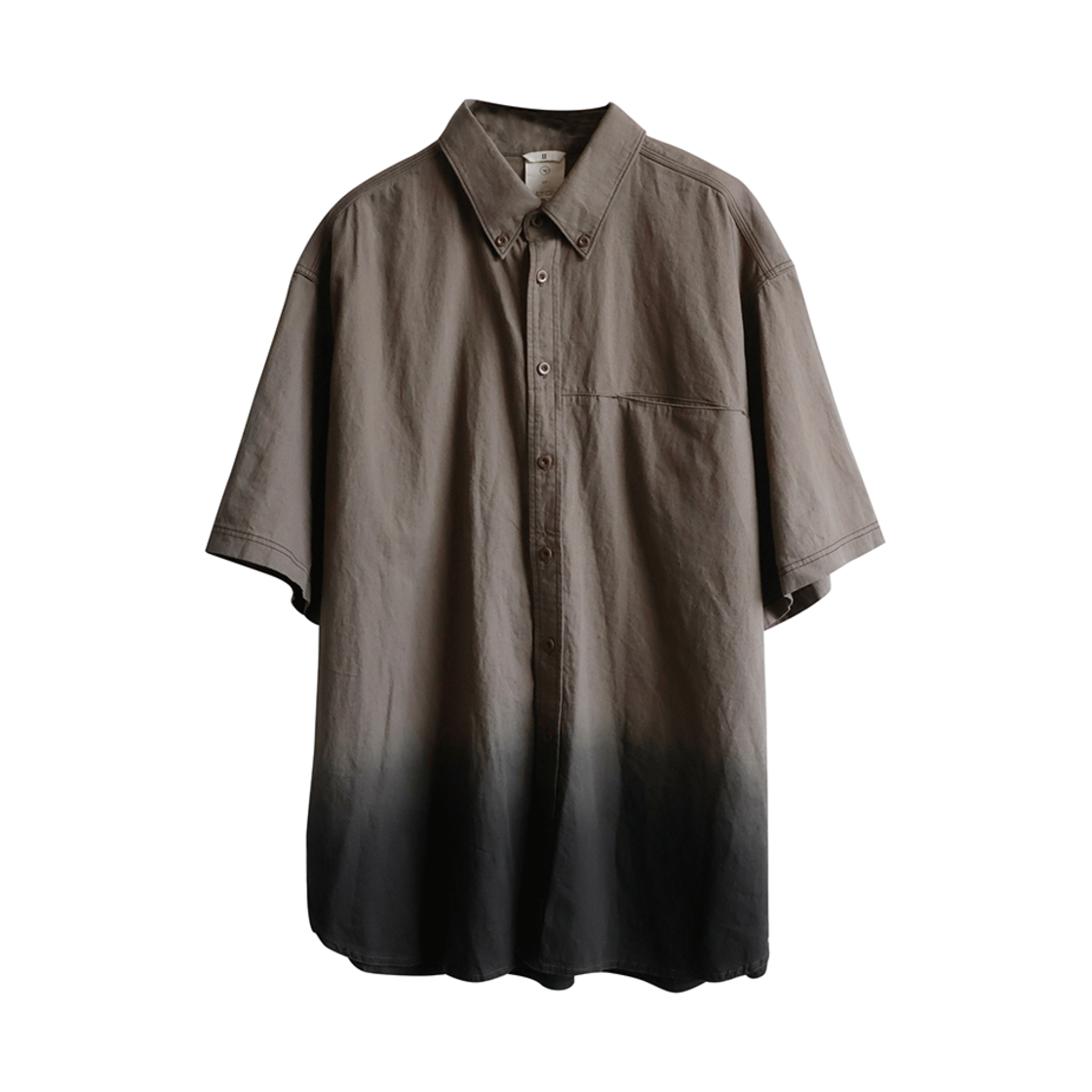 나아나나 그라데이션 오버사이즈 셔츠 브라운(NA A NANA Gradation Oversized Shirt Brown)