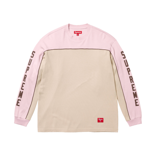 슈프림 패널드 파이핑 롱슬리브 탑 네이비 - 25SS | Supreme | KREAM