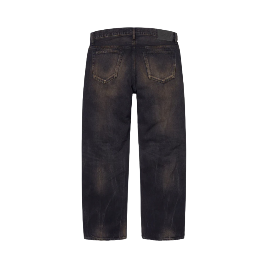 슈프림 디스트레스드 루즈 핏 셀비지 진 워시드 블랙 - 24FW(Supreme Distressed Loose Fit Selvedge Jean Washed Black - 24FW) - 2
