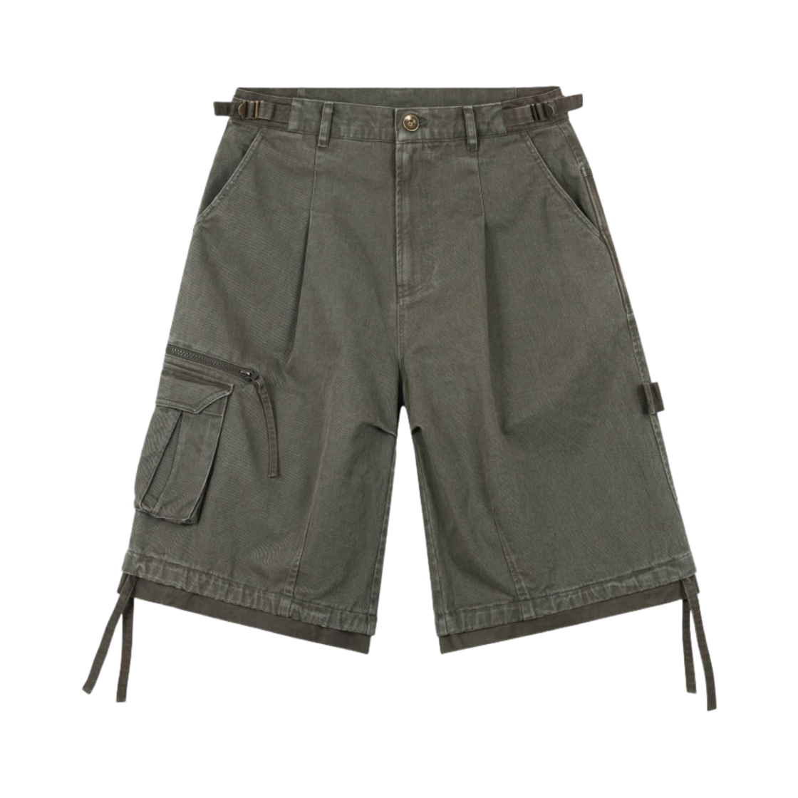 ET2402SO04KH ETCE Layered Cargo Shorts Khaki