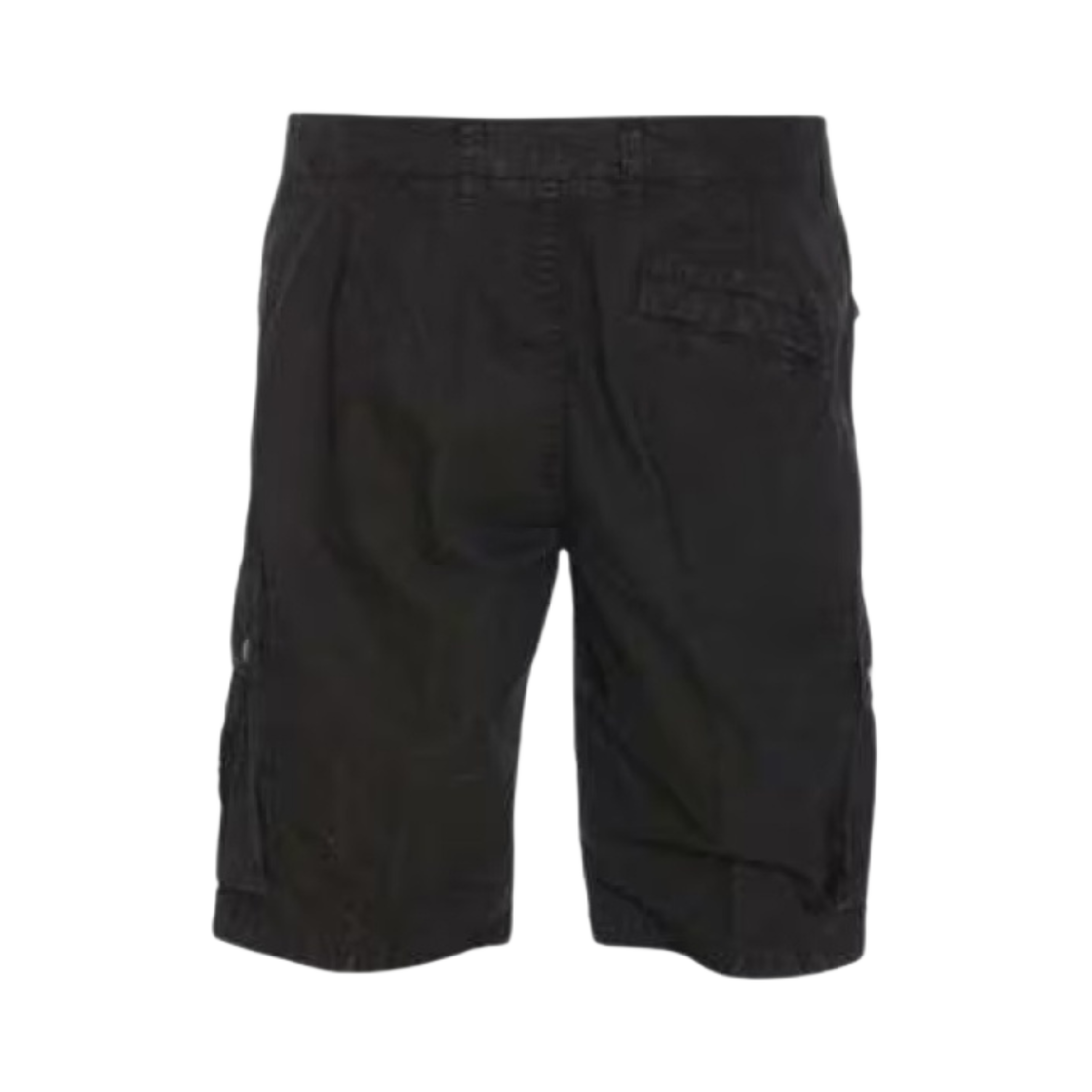 스톤 아일랜드 L11WA 브러쉬드 코튼 캔버스 가먼트 다이드 버뮤다 쇼츠 블랙 - 24SS(Stone Island L11WA Brushed Cotton Canvas Garment Dyed Bermuda Shorts Black - 24SS) - 2