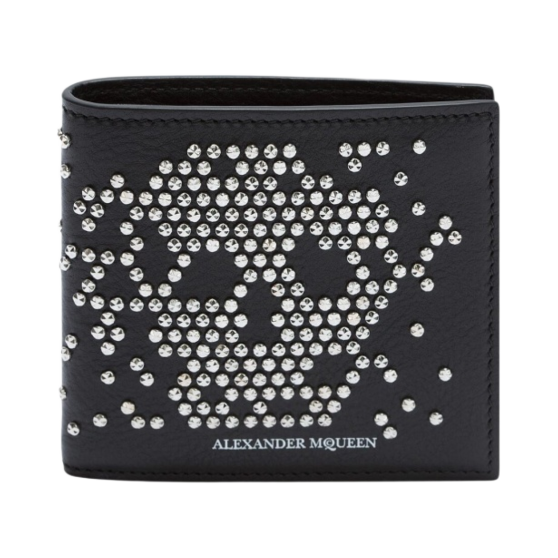 알렉산더 맥퀸 스터디드 레더 반지갑 블랙(Alexander McQueen Studded Leather Billfold Wallet Black)