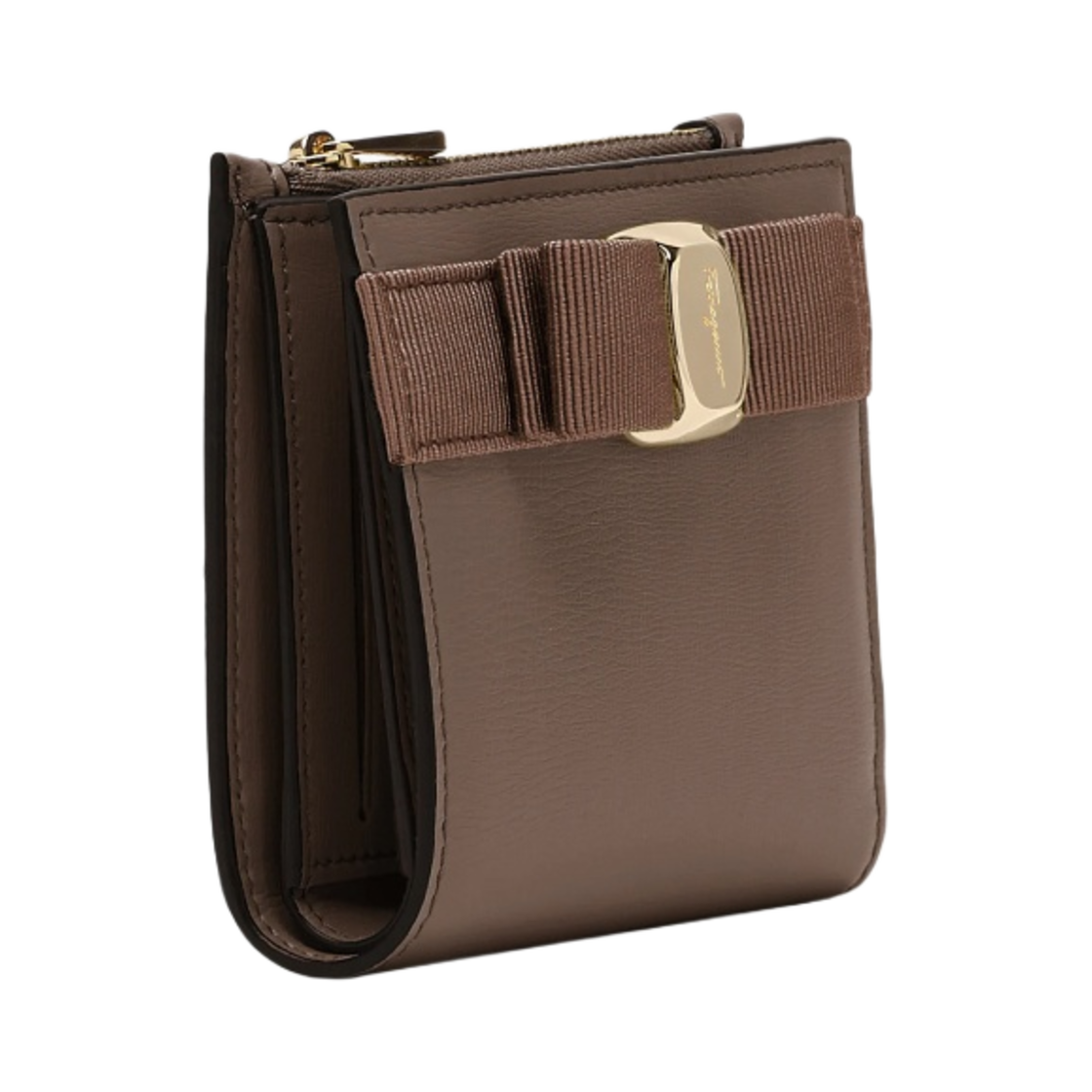 페라가모 바라 보우 컴팩트 지갑 캐러웨이 시드(Ferragamo Vara Bow Compact Wallet Caraway Seed) - 2