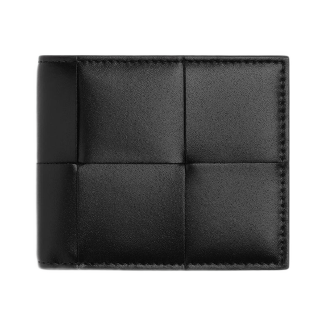 보테가 베네타 카세트 반지갑 블랙 패러킷(Bottega Veneta Cassette Bi-Fold Wallet Black Parakeet)