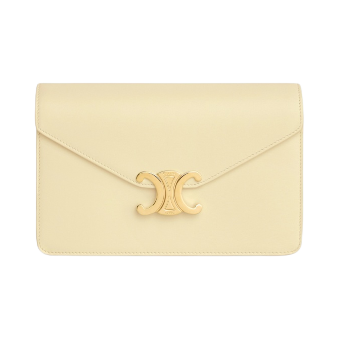셀린느 샤이니 카프스킨 트리옹프 체인 월렛 선라이트(Celine Wallet on Chain Triomphe in Shiny Calfskin Sunlight) - 1