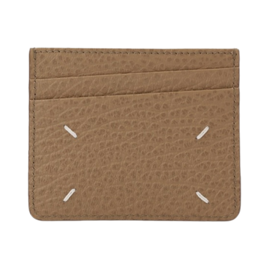 SA1VX0006P4455T2172 Maison Margiela Stitch Card Holder Chamois