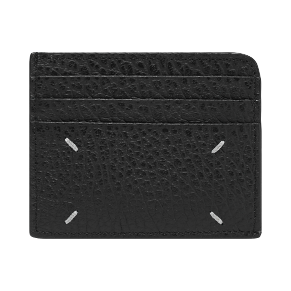 SA3VX0007P4455T8013 Maison Margiela Stitch Card Holder Black