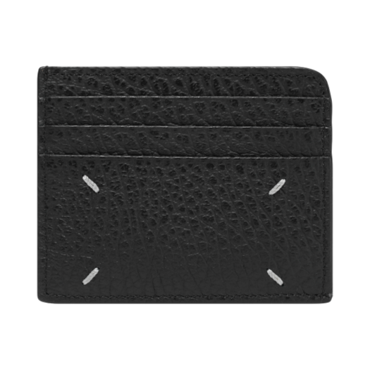 SA3VX0007P4455T8013 Maison Margiela Stitch Card Holder Black