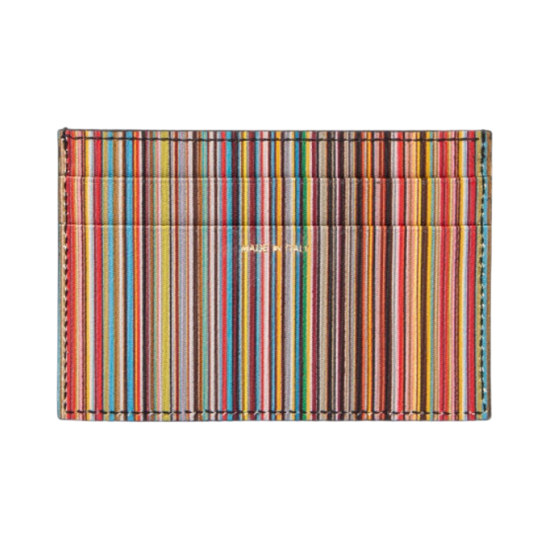 폴 스미스 시그니쳐 스트라이프 카드 홀더 블랙(Paul Smith Signature Stripe Card Holder Black) - 2