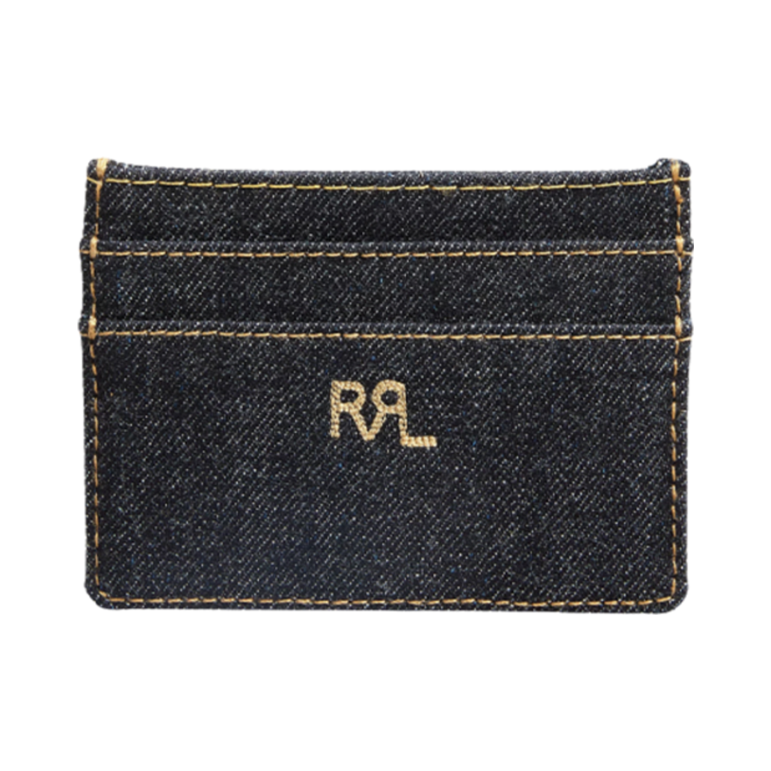 MARRSLG02320002410/417754829001 Double RL Card Holder Indigo Denim