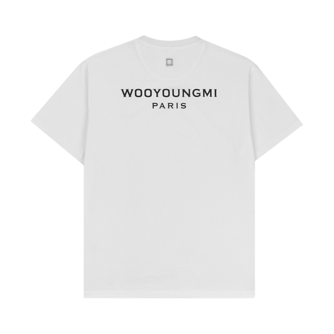 우영미 코튼 백로고 티셔츠 화이트- 23SS(Wooyoungmi Cotton Back Logo T-shirt White - 23SS)