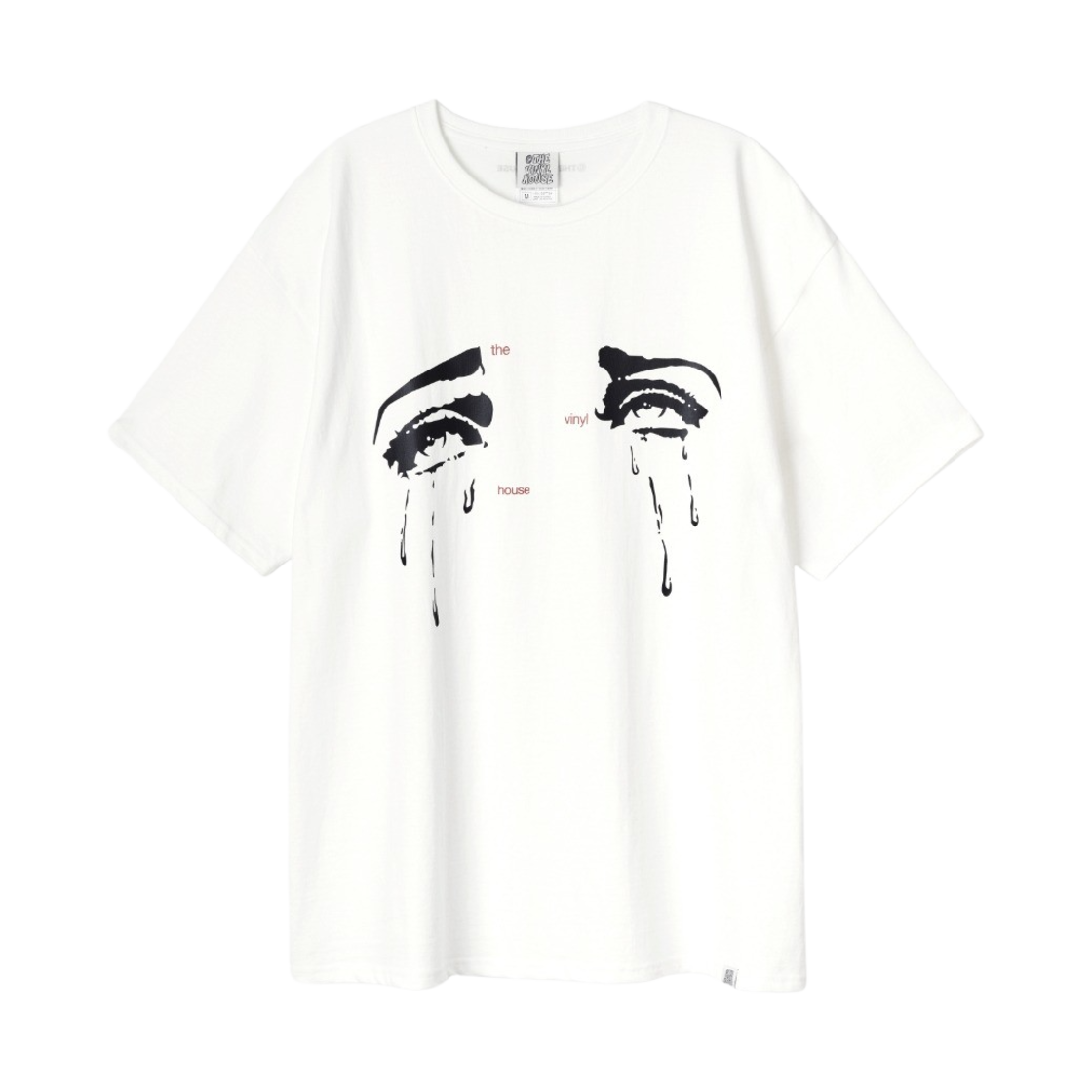 더바이닐하우스 크라잉 티셔츠 화이트(Thevinylhouse Crying T-Shirt White) - 1
