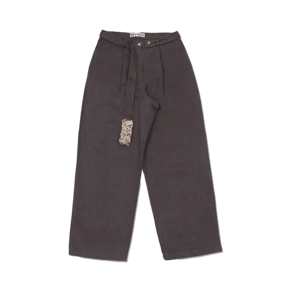 미와이후 퍼 테일 팬츠 브라운(Miyhoo Furry-Tailed Trousers Brown)