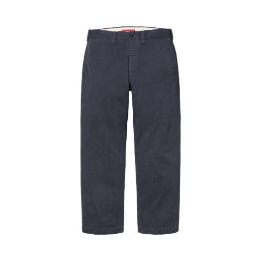 パンツ supreme chino 23aw washed navy 30 Supreme Chino 23 Washed Navy 30 chinos