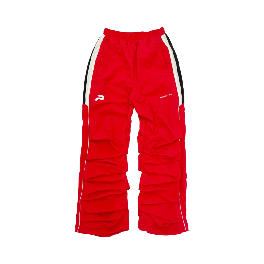프로젝트 G/R 핀턱 트랙 팬츠 레드(Project G/R Pintuck Track Pants Red) - 1