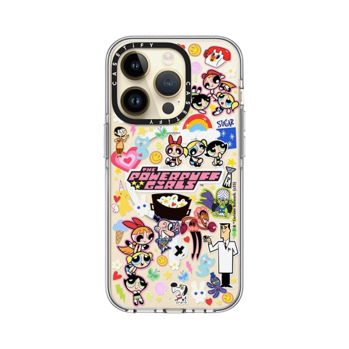 케이스티파이 x 파워퍼프걸 아이폰 스티커매니아 클리어 케이스 클리어(Casetify x The Powerpuff Girls iPhone Stickermania Clear Case Clear) - 4