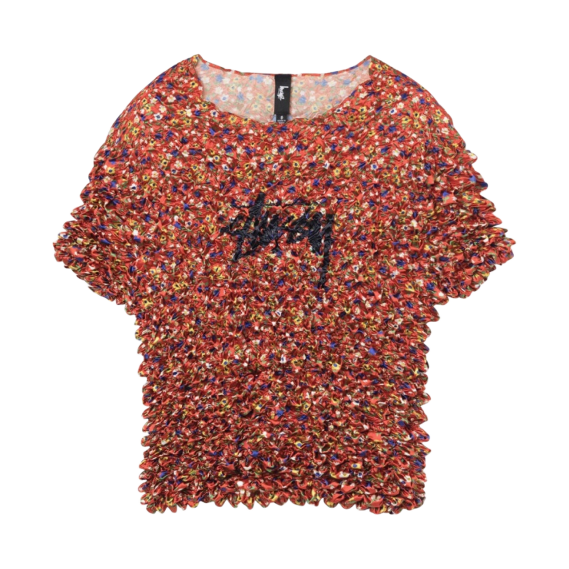 (W) 스투시 팝콘 미니 셔츠 멀티